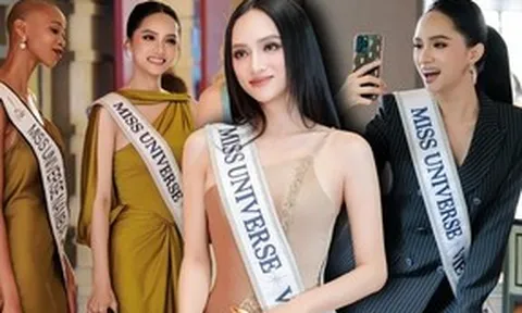 Gu thời trang đơn giản mà vẫn nổi bật của Hương Giang tại Miss Universe