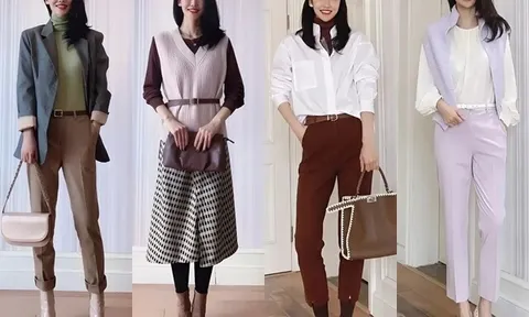 Tủ đồ thu đông lèo tèo vài món, chị em mặc gì đi làm? Tham khảo 16 outfit này đảm bảo lên đồ thanh lịch mà ít tốn kém