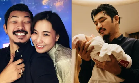 Nam diễn viên và vợ Hoa khôi đón con đầu lòng, Steven Nguyễn cùng cả dàn sao Việt nức nở!