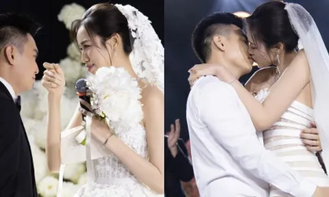 Đám cưới Hoa hậu Đỗ Hà - Viết Vương tại Hà Nội: Cô dâu khóc nức nở, dàn nàng hậu "quậy" tưng bừng!