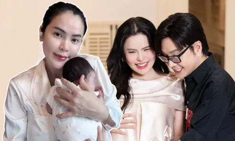 Bức ảnh sau sinh của Hoa hậu Phương Lê gây chú ý