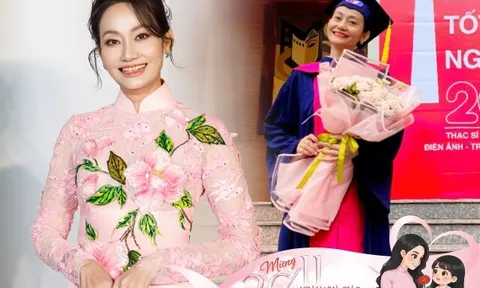 NSƯT Hạnh Thúy tốt nghiệp Thạc sĩ ở tuổi 48, bán xe hơi để học nay mãn nguyện dù "gầy sọp đi vì sụt 4-5kg"