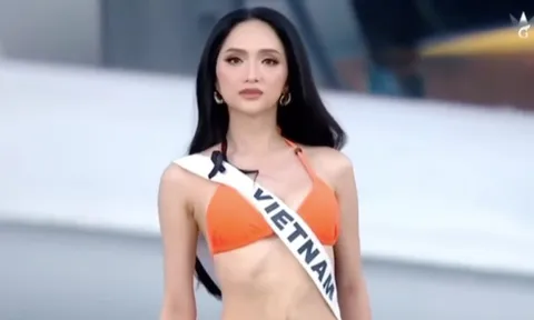 Hương Giang căng thẳng trình diễn áo tắm tại Miss Universe, fan Việt lo lắng 0