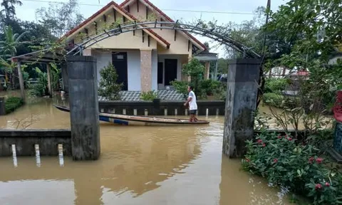 Thượng nguồn mưa to, thủy điện xả lũ, hạ du nước lên nhanh