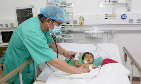 Bệnh nhi 2 tuổi ở Quảng Ngãi hồi sinh sau ca ghép gan xuyên Việt 0