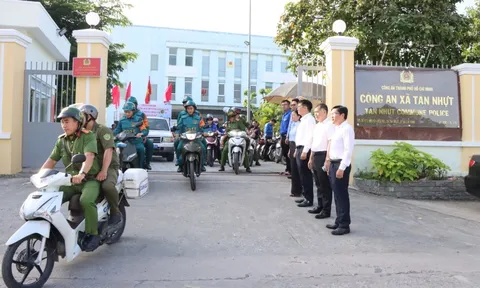 Xã Tân Nhựt, TP HCM: Lập lại trật tự lòng, lề đường, vỉa hè