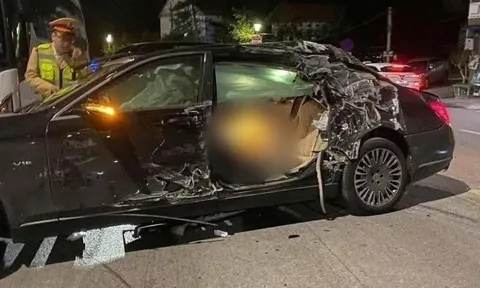 Tin mới vụ xe sang Maybach S600 tông thẳng xe khách ở Quảng Ninh