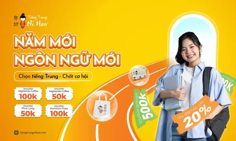 Năm mới - ngôn ngữ mới: Bắt đầu hành trình cùng Trung tâm Tiếng Trung Ni Hao 0