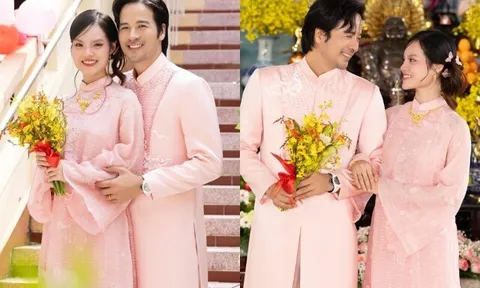 Diễn viên Đoàn Minh Tài và vợ kém 16 tuổi làm lễ Hằng thuận