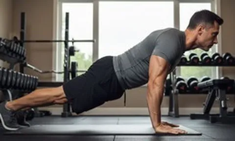 Chống đẩy bao nhiêu lần là đủ để tăng cơ ngực sau tuổi 45?