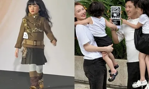 Con gái Trường Giang và Nhã Phương 6 tuổi đã "đắt show", lên sàn diễn thần thái không thua bố mẹ