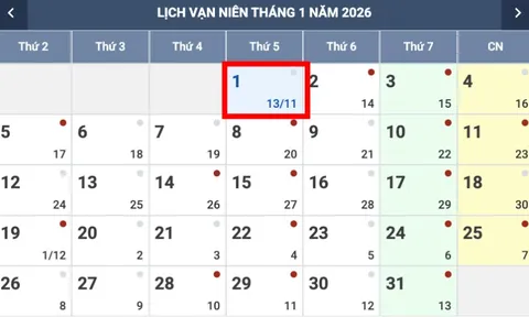 Đề xuất hoán đổi để Tết Dương lịch 2026 được nghỉ 4 ngày