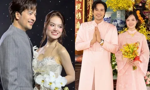 Đám cưới Đoàn Minh Tài và vợ bác sĩ kém 16 tuổi: Bố mẹ chú rể rạng ngời trong ngày đón dâu