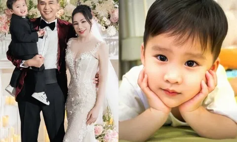 Hồ Quỳnh Hương công khai loạt ảnh mừng sinh nhật con trai 3 tuổi, quý tử tuấn tú "đốn tin" người xem