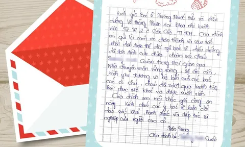Xúc động dòng thư tay người bệnh cảm ơn y-bác sĩ Bệnh viện Từ Dũ cơ sở 2 tại Cần Giờ