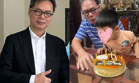 NSND Trần Lực tuổi trung niên đưa con đi học mẫu giáo bị nhầm là ông, "tự ái" đính chính: "Tôi là bố nó đấy"