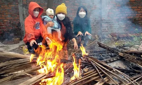 Không khí lạnh gây rét đậm, rét hại ở miền Bắc, có nơi dưới 7 độ C, miền Trung mưa to