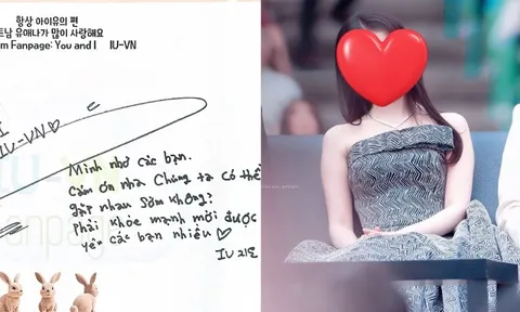 Nữ ca sĩ số 1 Hàn Quốc viết thư tay bằng tiếng Việt, hé lộ 1 ý định ở Việt Nam