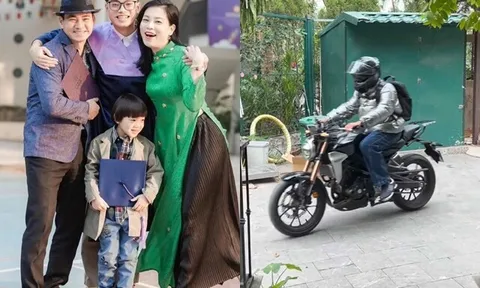 Sao Việt 24h: Con trai cả nhà NSND Xuân Bắc cao lớn gần chạm trần nhà, còn đi xe mô tô khoe dáng cực ngầu