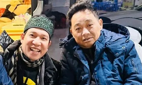 Đây rồi hình ảnh mới nhất của "Ngọc Hoàng" Quốc Khánh, ngồi ăn lẩu cùng Táo Kinh Tế giữa giá rét Hà Nội