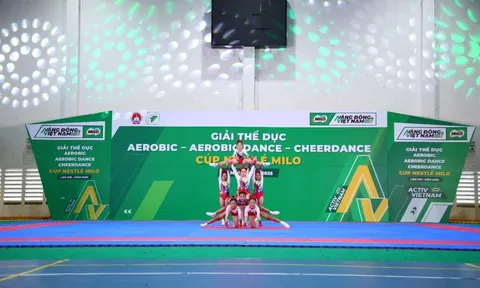 Mãn nhãn với màn trình diễn của 68 đội tại Giải thể dục Aerobic Cúp MILO lần VIII