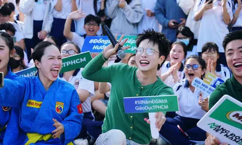 MILO và sao Việt bất ngờ “đổ bộ”, tiếp sức học sinh TP.HCM Vovinam