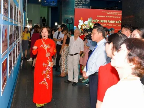 Trưng bày chuyên đề “Từ Hiệp định Paris đến Đại thắng mùa Xuân 1975” tại Bảo tàng Chứng tích Chiến tranh