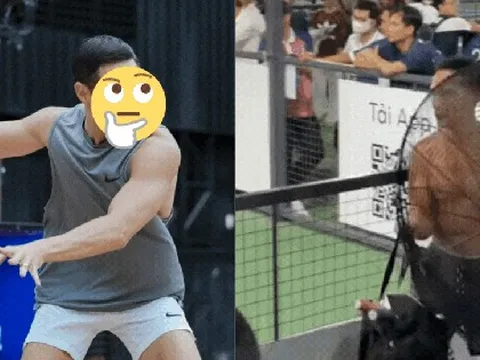 Ông xã Hồ Ngọc Hà để lộ body 6 múi cuồn cuộn trên sân pickleball khiến dân tình xuýt xoa