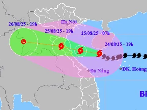 Bão số 5 mạnh lên, giật cấp 17 "siêu bão" và có khả năng còn mạnh thêm