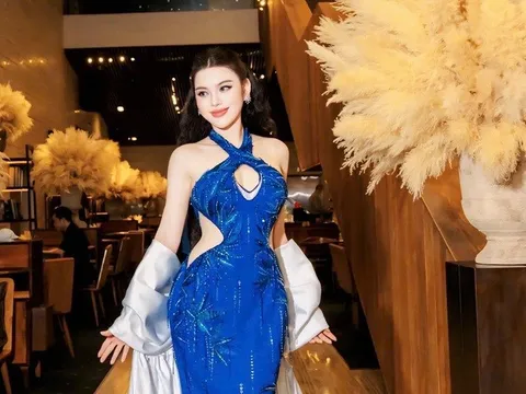 Hoa hậu Nguyễn Phương Anh diện đồ lộng lẫy, nổi bật tại sự kiện