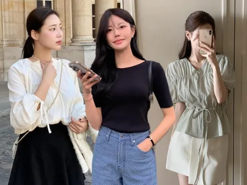 Bỏ ngay áo sơ mi nhàm chán, phụ nữ Hàn đi làm toàn diện 4 kiểu áo này: Nhìn vừa xinh lại vừa sang