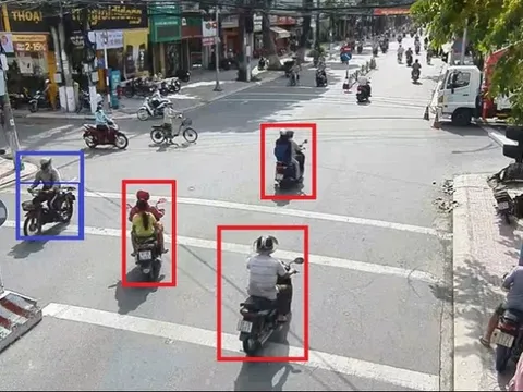 Hàng loạt xe máy vi phạm lỗi không đội mũ bảo hiểm cần nộp phạt nguội theo Nghị định 168