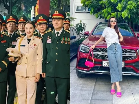 Nữ nghệ sĩ đình đám là thượng úy công an, sở hữu nhiều bất động sản, xe sang, được chồng cưng chiều