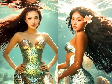 Cộng đồng mạng rủ nhau "hóa" tiên cá bằng AI, ngụp lặn dưới nước nhưng visual vẫn ngời ngời, chị em lưu ngay cách để "đu...