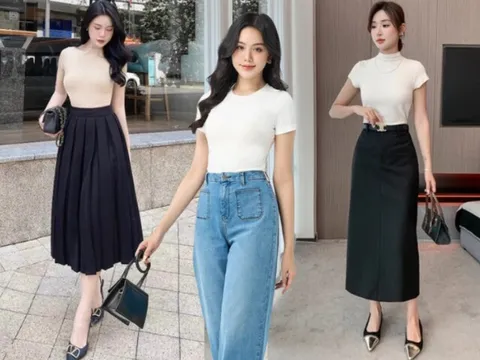 Bí quyết mix đồ cực chất với áo thun ôm để tôn lên phong cách riêng biệt