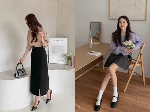 Giày trắng không còn là chân ái khi diện váy mùa thu, phụ nữ có gu thanh lịch chọn 3 kiểu giày này khiến ai cũng ngoái...