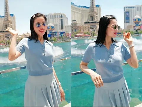 Lệ Quyên gây sốt với loạt ảnh "hack tuổi" ở trời Tây, body U50 vẫn "căng đét"