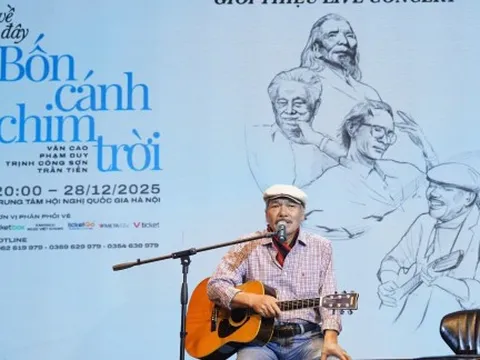 Lần đầu tiên 4 đại thụ của nhạc Việt "đứng chung" một sân khấu