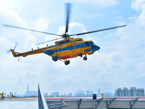 Một bệnh viện sở hữu 2 sân bay trực thăng cấp cứu đường không