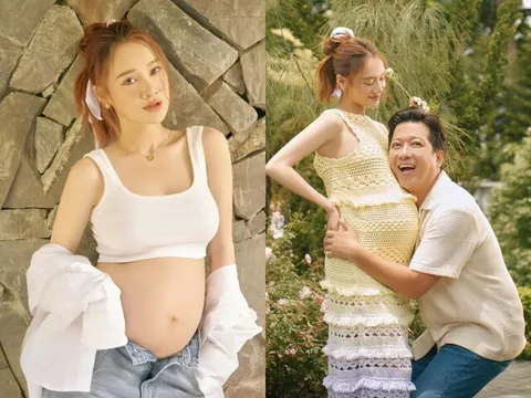 Nhã Phương khám thai được Trường Giang "hộ tống", bụng bầu gần 6 tháng "nhỏ xíu" nhìn không ra có bé thứ 3