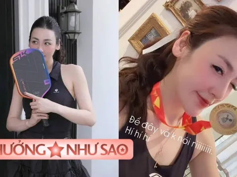 Một dâu hào môn là vợt thủ đáng gờm, sắm hẳn vợt pickleball dành riêng cho thị trường Việt Nam