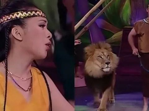 Nữ ca sĩ đem sư tử lên sân khấu: Khán giả bỏ chạy, đồng nghiệp khó chịu