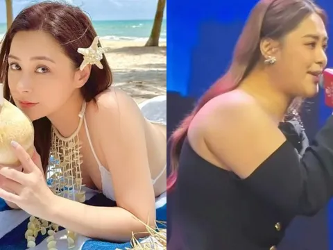 Ngoại hình phát tướng gây sốc của Chung Hân Đồng, đột ngột tăng đến 75 kg là vì sao?