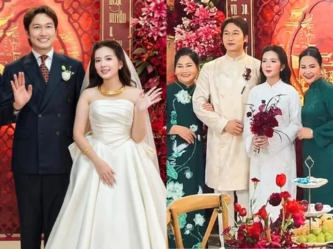 Ngọc Huyền - Đình Tú tổ chức lễ vu quy, 2 bà thông gia cười rạng rỡ bên dâu ngoan rể quý