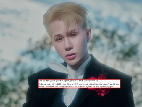 Jack xin lỗi vụ hát nhạc phản cảm chưa được kiểm duyệt: Đã làm việc trực tiếp với Sở VHTT Hà Nội