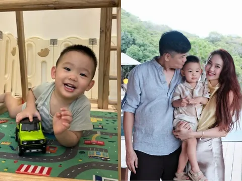 Minh Hằng lên tăng xông vì phải trông quý tử 2 tuần liền, nhóc tì ngày càng trổ nét hệt bố doanh nhân nghìn tỷ