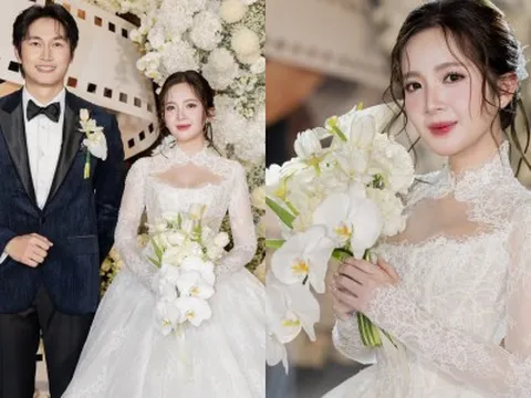 Đám cưới diễn viên Đình Tú - Ngọc Huyền: Dâu rể gấp đôi visual, Quỳnh Nga và dàn mỹ nhân Vbiz đổ bộ