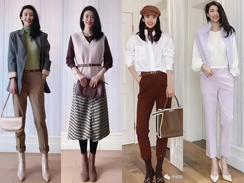 Tủ đồ thu đông lèo tèo vài món, chị em mặc gì đi làm? Tham khảo 16 outfit này đảm bảo lên đồ thanh lịch mà ít tốn kém