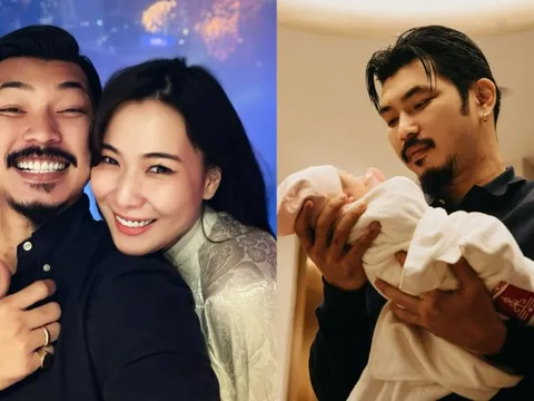 Nam diễn viên và vợ Hoa khôi đón con đầu lòng, Steven Nguyễn cùng cả dàn sao Việt nức nở!