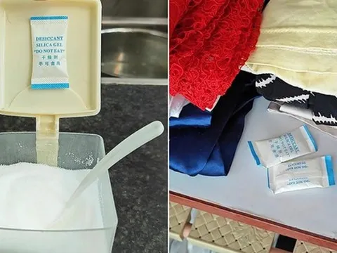Đừng vội vứt gói hút ẩm trong túi đồ ăn, đặt ở đây bạn sẽ thấy hiệu quả "vàng 10"